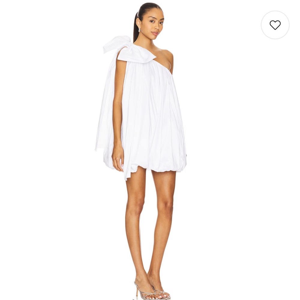*NEW* Bardot Razia Orchid White One-Shoulder Bow Dress Sz 6